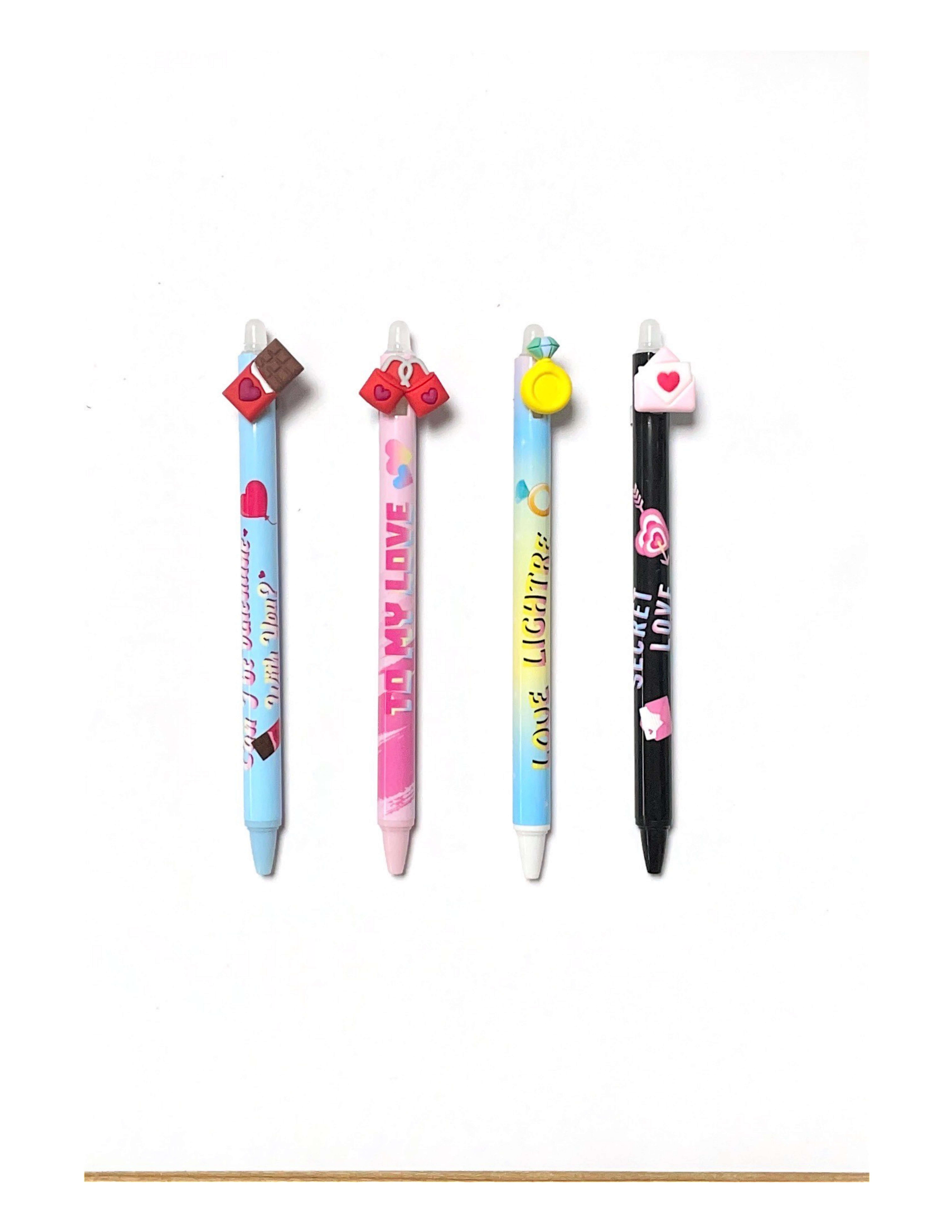 Valentine's Day retractable erasable pen